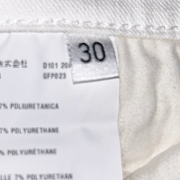PRADA Y2k Five Pocket Slight flare low rise Regular fit White Jeans SZ: 30 (10) - Picture 9 of 14
